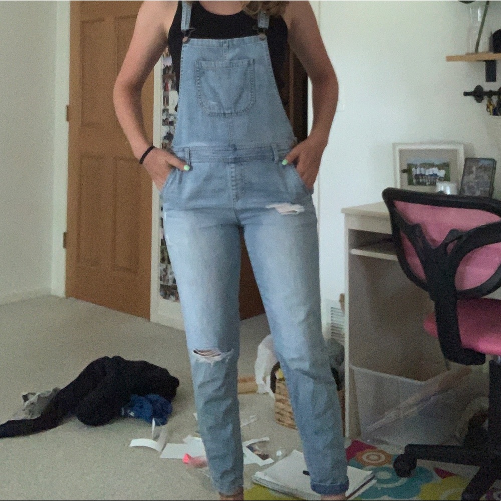 cute denim overalls